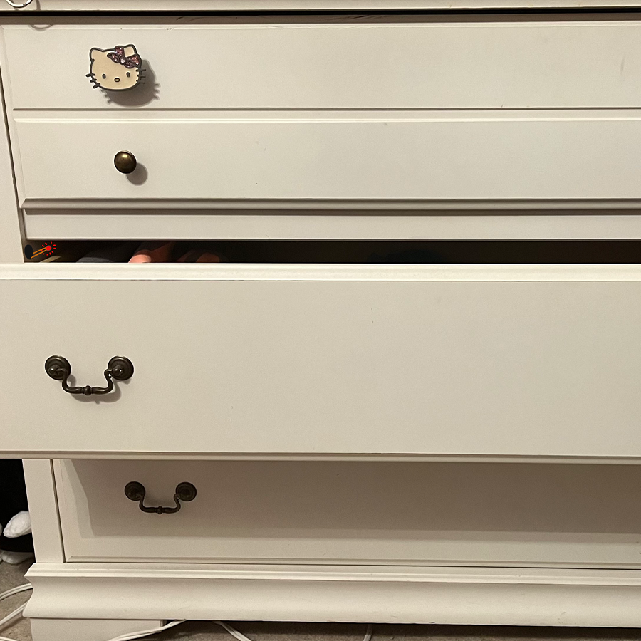 Adding lights in this dresser to help see inside