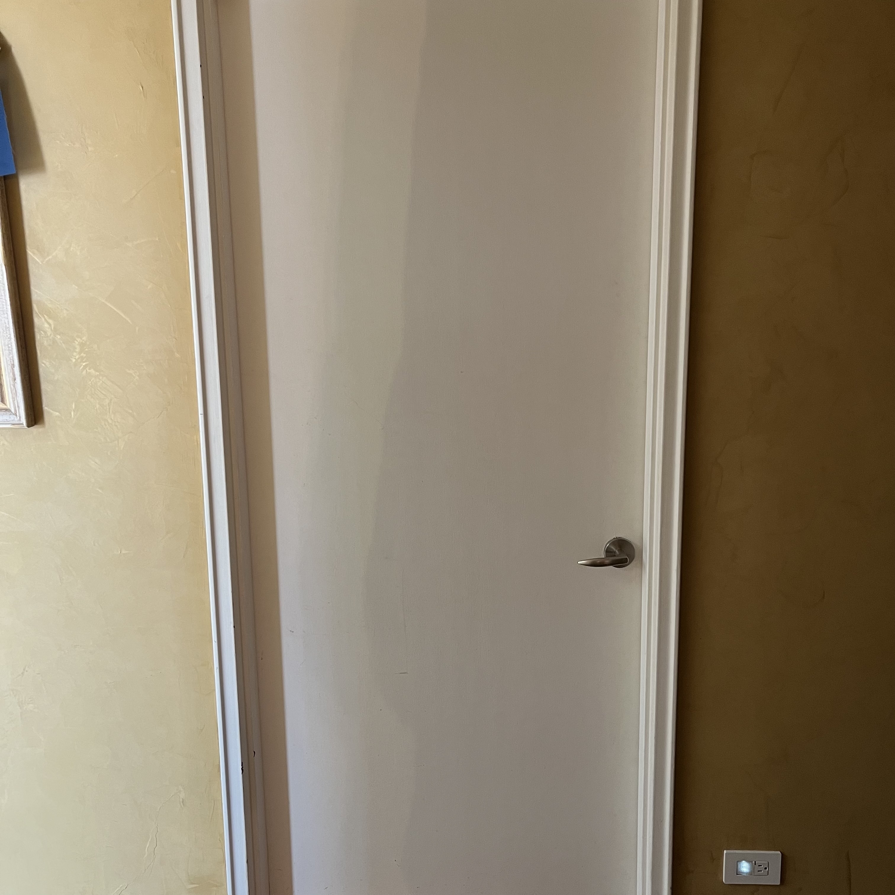 The sound of a door closing