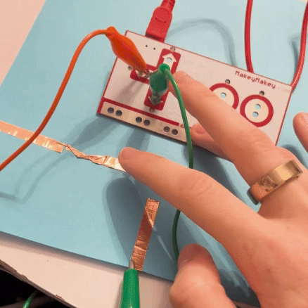 I added a second copper tape to build off the one.